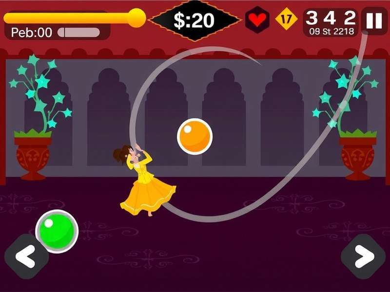 Rajasthani Rhythm Rush gameplay interface